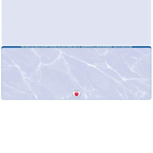 Blank Laser Check Stock - 1up check in the MIDDLE